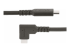 StarTech.com 1.6ft (50cm) Rugged Right Angle USB-C Cable, USB 3.2 Gen 2 (10 Gbps), USB C to C Data Transfer Cable, 4K 60Hz DP Alt Mode, 100W Power Delivery - Front