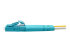 Eaton Tripp Lite Series 100G Duplex Multimode 50/125 OM5 LSZH Fiber Optic Cable (LC/LC), Lime Green, 25 m - Close up