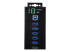 StarTech.com 10 Port USB Hub with Power Adapter, Surge Protection, Metal Industrial USB 3.0 Data Transfer Hub, Din Rail, Wall or Desk Mountable, High Speed USB 3.1/ USB 3.2 Gen 1 5Gbps Hub - Close up