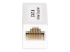StarTech.com RJ45 Coupler, Inline Cat6 Coupler, Female to Female (F/F) T568 Connector, Unshielded Ethernet Cable Extension (IN-CAT6-COUPLER-U1) - Left side