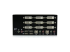 Startech 2 Port Triple Monitor DVI USB KVM Switch with Audio & USB 2.0 Hub - Back
