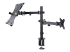 StarTech.com Monitor Arm with VESA Laptop Tray, For a Laptop (4.5kg / 9.9lb) and a Single Display up to 32" (8kg / 17.6lb), Black, Adjustable Desk Laptop Arm Mount, C-clamp/Grommet Mount - Multi-angle