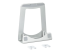 StarTech.com Laptop Stand, 2-in-1 Laptop Riser Stand or Vertical Stand, Ideal for Ultrabooks & MacBook Pro/Air up to 15", Ergonomic Angled Notebook Holder for Office Desk, Silver, Aluminum - Left-angle
