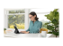 Logitech Slim Folio - Keyboard and folio case - Back