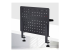 Startech Clamp-On Pegboard with Accessories, 16.5 x 12.5in (42 x 32cm), Steel Pegboard, Desktop Storage Organizer, Desk Mount Peg Board, Black - Back
