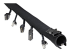StarTech.com 40" (1m) Neoprene Cable Management Sleeve with Zipper & Buckle, 1.2" (3cm) Diameter, Computer/PC Power/Network/AV Cord Cover/Manager, Flexible Cable Organizer Wrap, Black - Close up