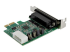 StarTech.com 4-port PCI Express RS232 Serial Adapter Card, PCIe RS232 Serial Host Controller Card, PCIe to Serial DB9, 16950 UART, Low Profile Desktop Expansion Card, Windows, macOS, Linux - Right-angle