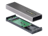 Startech USB-C 10Gbps to M.2 NVMe or M.2 SATA SSD Enclosure, Tool-free M.2 PCIe/SATA NGFF SSD Enclosure, Portable Aluminum Case, USB Type-C & USB-A Host Cables, For 2230/2242/2260/2280 - Inside