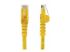 Startech 75ft CAT6 Ethernet Cable, 10 Gigabit Snagless RJ45 650MHz 100W PoE Patch Cord, CAT 6 10GbE UTP Network Cable w/Strain Relief, Yellow, Wiring is UL Certified/TIA - Front