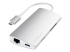 Satechi Aluminum Multi-Port Adapter V2 - Left-angle