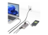 Startech 4-Port Self-Powered USB-C Hub with Individual On/Off Switches, USB 3.0 5Gbps Expansion Hub w/Power Supply, Desktop/Laptop USB-C to USB-A Hub, 4x BC 1.2 (1.5A), USB Type C Hub - Left-angle
