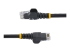 StarTech.com 2m LSZH CAT6 Ethernet Cable, 10 Gigabit Snagless RJ45 100W PoE Network Patch Cord with Strain Relief, CAT 6 10GbE UTP, Black, Individually Tested/ETL, Low Smoke Zero Halogen - Multi-angle