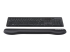 StarTech.com Foam Keyboard Wrist Rest for Ergonomic Typing Support, Padded Non-Slip Keyboard Cushion, Laptop or Desktop Computer Keyboard Wrist, Hand & Arm Rest, Soft Black Nylon Rest Pad - Front