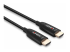 Lindy - HDMI cable - HDMI male to HDMI male - Left-angle