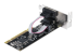 StarTech.com 2-Port PCI RS232 Serial Adapter Card, PCI Serial Port Expansion Controller Card, PCI to Dual Serial DB9 Card, Standard (Installed) & Low Profile Brackets, Windows/Linux - Top