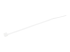 Startech 10cm(4") Cable Ties, 2mm(1/16") wide, 22mm(7/8") Bundle Diameter, 8kg(18lb) Tensile Strength, Nylon Self Locking Zip Ties with Curved Tip, 94V-2/UL Listed, 1000 Pack, White - Back