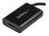 Startech USB C to HDMI 2.0 Adapter with Power Delivery, 4K 60Hz USB Type-C to HDMI Display/Monitor Video Converter, 60W PD Pass-Through Charging Port, Thunderbolt 3 Compatible, Black - Close up