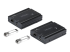 StarTech.com 4K HDMI KVM Extender over Fiber, HDMI Video & USB over Fiber, up to 984ft/300m (MultiMode), 10G MMF SFP+ modules, Remote KVM Switch/Console Extender, KVM Extension Kit (TX/RX) - Left-angle