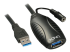 LINDY USB 3.0 Active Repeater Cable - Left-angle