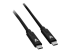 V7 - USB cable - 24 pin USB-C (M) reversible to 24 pin USB-C (M) reversible - Left-angle