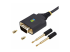 StarTech 6.6ft (2m) USB to Serial Adapter Cable, COM Retention, RS232 - Close up