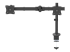 StarTech.com Desk Mount Triple Monitor Arm, Ergonomic VESA 3 Monitor Mount up to 27", Articulating & Height Adjustable Pole Mount, Tilt/Swivel/Rotate LCD/LED Screen, Desk Clamp/Grommet - Close up