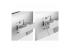 Startech Six-Monitor Desk Mount w/ Crossbar, Up To 32" Screens/17.6lb - Close up