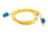 C2G LC-LC 9/125 OS1 Duplex Singlemode PVC Fiber Optic Cable (LSZH) - Front