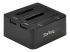 Startech Dual-Bay USB 3.0 to SATA Hard Drive Docking Station, USB Hard Drive Dock, External 2.53.5 SATA IIIIII, SSDHDD Docking Station, Hot-Swap Hard Drive Bay - Left-angle