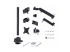 Startech Triple Monitor Desk Mount For Up To Three 27in Screens, VESA 75x75/100x100, Tool-Less Arm Adjustments, C-Clamp/Grommet Mount, Spring-Assisted Arms - Front