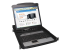Eaton Tripp Lite Series 8-Port Rack Console KVM Switch built in IP w/ 19" LCD 1U - Left-angle