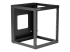 StarTech.com 12U Hinged Open Frame Wall Mount Server Rack - Left-angle