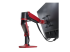 Ergotron LX - Mounting kit (monitor arm, 2-piece desk clamp, pole, extension) - Back