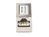 StarTech.com Shielded RJ45 Coupler, Inline Cat6a Coupler, F/F - Left side