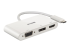 D-Link DUB-V310 3-in-1 USB-C to HDMI/VGA/DisplayPort Adapter - Left-angle