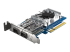 QNAP QXG-25G2SF-CX6 - Network adapter - Left-angle