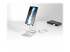 StarTech.com Phone and Tablet Stand, Foldable Universal Mobile Device Holder for Smartphones & Tablets Adjustable Multi-Angle Ergonomic Cell Phone Stand for Desk Portable, 4in to 13in - Right-angle