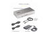 StarTech.com Thunderbolt 4 Multi-Display Docking Station, Quad/Triple/Dual Monitor Dock, 2x HDMI/2x DisplayPort, 7x USB Hub, 2.5 Gigabit Ethernet, 98W Power Delivery, for Windows/MacBook - Left-angle