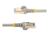 Startech 50cm CAT6A Ethernet Cable, 10 Gigabit Shielded Snagless RJ45 100W PoE Patch Cord, CAT 6A 10GbE STP Network Cable w/Strain Relief, Grey, UL Certified Wiring/TIA - Multi-angle