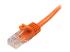 StarTech.com 1m Orange Cat5e / Cat 5 Snagless Patch Cable - Close up