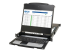 Eaton Tripp Lite Series DisplayPort KVM Console Switch 8-Port 17in LCD Dual Rail 1URM - Right-angle