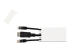 StarTech.com 20 Pack Cable Raceway End Cap for CBMCWD5020, Cable Management Accessories, Channel Raceway Fitting End Cap, Cable Raceway Connectors, Wiring Duct End Piece, UL Listed - Top