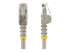 StarTech.com 50cm CAT6 Ethernet Cable, 10 Gigabit Snagless RJ45 650MHz 100W PoE Patch Cord, CAT 6 10GbE UTP Network Cable w/Strain Relief, Grey, Fluke Tested/Wiring is UL Certified/TIA - Front