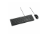 Kensington KM100 EQ - Keyboard and mouse set - Left-angle