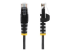 StarTech.com 50cm Slim LSZH CAT6 Ethernet Cable, 10 Gigabit Snagless RJ45 100W PoE Patch Cord, CAT 6 10GbE UTP Network Cable w/Strain Relief, Black, Fluke Tested/ETL/Low Smoke Zero Halogen - Front
