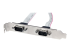 StarTech.com 2 Port 16in DB9 Serial Port BRacket to 10 Pin Header - Right-angle