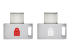 Kensington VeriMark Guard USB-C Fingerprint Key - Top