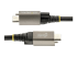 StarTech 3ft 1m Top Screw Locking USB C Cable 10Gbps, USB 3.1/3.2 Gen 2 Type-C Cable, 100W (5A) Power Delivery Charging, DP Alt Mode, Single Screw Lock, USB-C to C Cord, Charge/Sync - Front