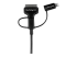 StarTech.com 1m 3 ft Black Apple 8-pin Lightning or 30-pin Dock Connector or Micro USB to USB Cable for iPhone iPod iPad - Close up