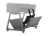 HP sheet stacker - 500 sheets - Left-angle